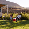 Похідне крісло з вентиляцією та високою спинкою, складане, міцне, зелений колір Похідне крісло з вентиляцією та високою спинкою, складане, міцне, зелений колір