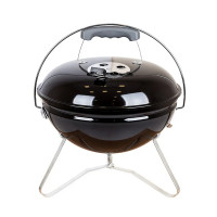 Вугільний міні гриль-барбекю із зручною ручкою CAMP GRILL BLACK