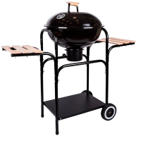 Вугільний гриль-барбекю з дерев'яними столиками WOOD FIRE GRILL